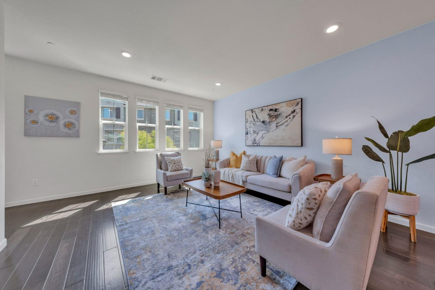 103 Cypress Loop Hayward, CA 94544 - Photo 10 of 55 a living room with furniture a window and a flat screen tv