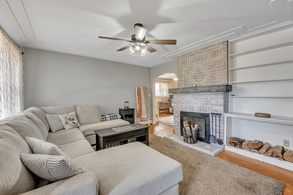 109 North Brookfield Road Barre, MA 01005 - Photo 8 of 42 a living room with furniture and a fireplace