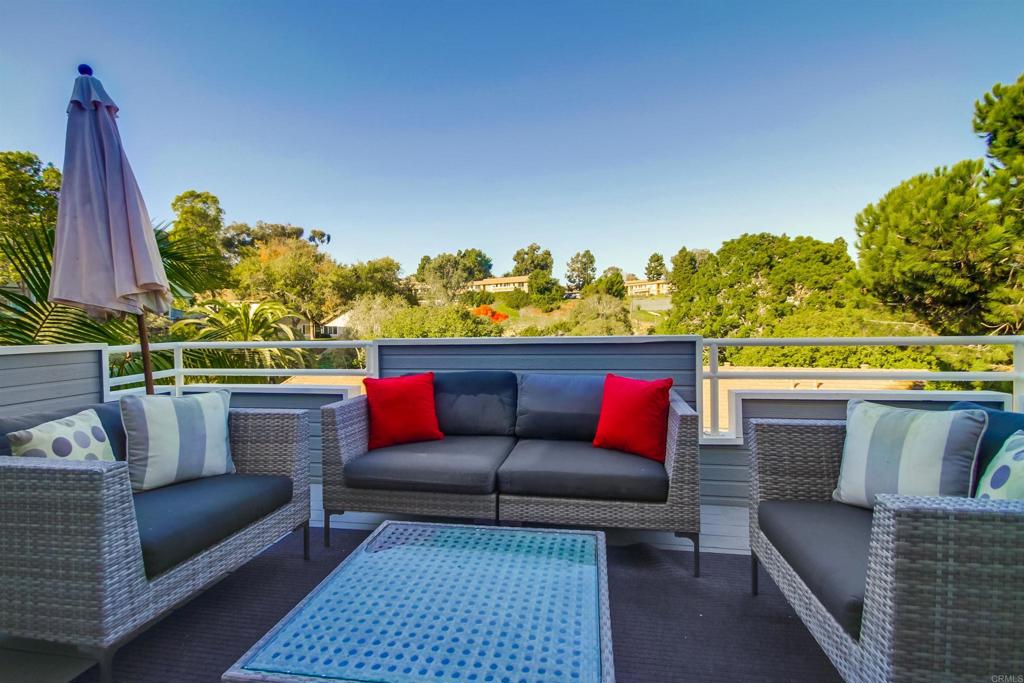 864 Del Mar Downs Road Solana Beach, CA 92075 - Photo 11 of 20 a roof deck with couches and potted plant
