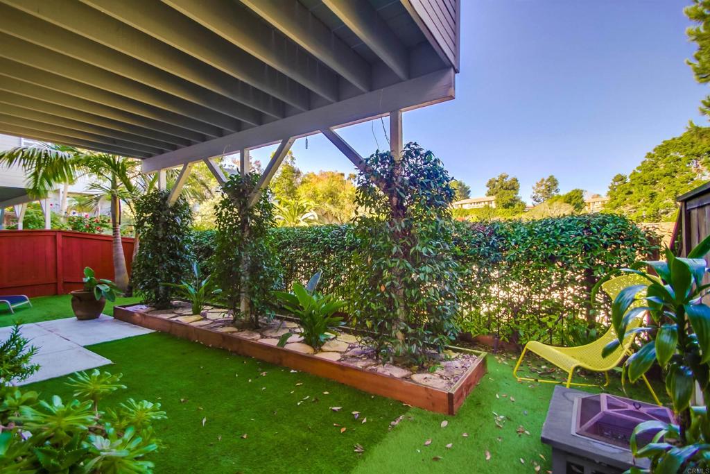 864 Del Mar Downs Road Solana Beach, CA 92075 - Photo 18 of 20 a view of a backyard with plants and a patio