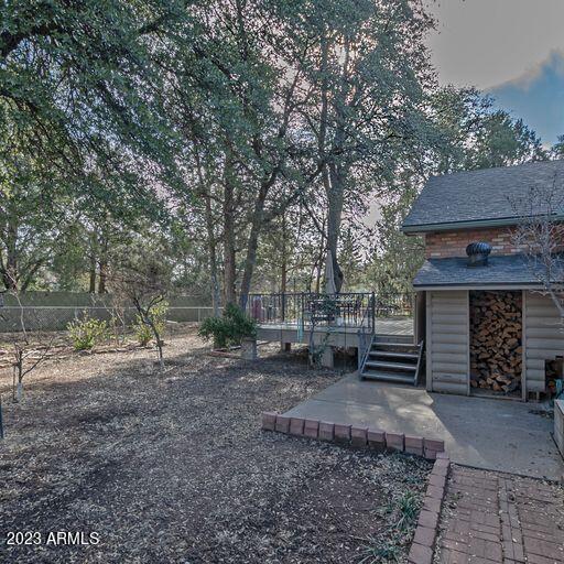 503 South Rim View Circle Payson, AZ 85541 - Photo 34 of 37 Covered Wood Shed