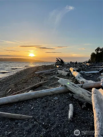 a view of an ocean beach