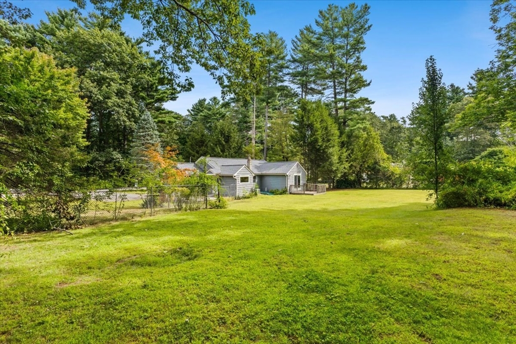 83 River Road Norfolk, MA 02056 - Photo 8 of 27 a view of a yard with a house in the background