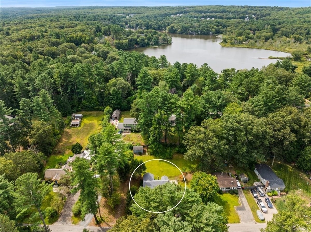 83 River Road Norfolk, MA 02056 - Photo 10 of 27 an aerial view of lake residential houses with outdoor space and swimming pool