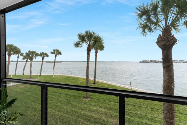 a view of ocean from a window
