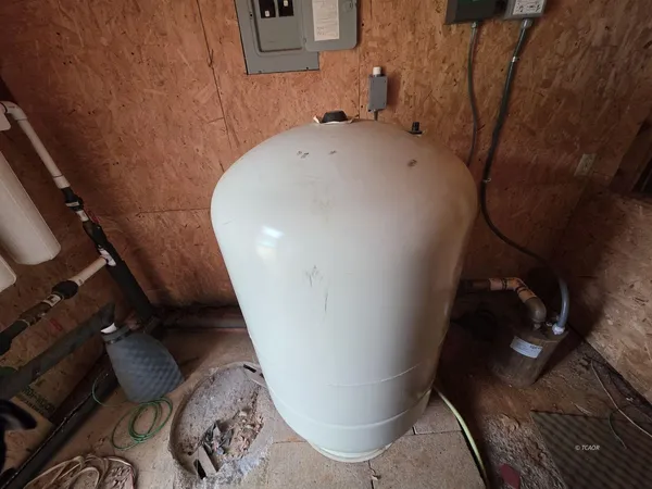 wooden floor in a bathroom