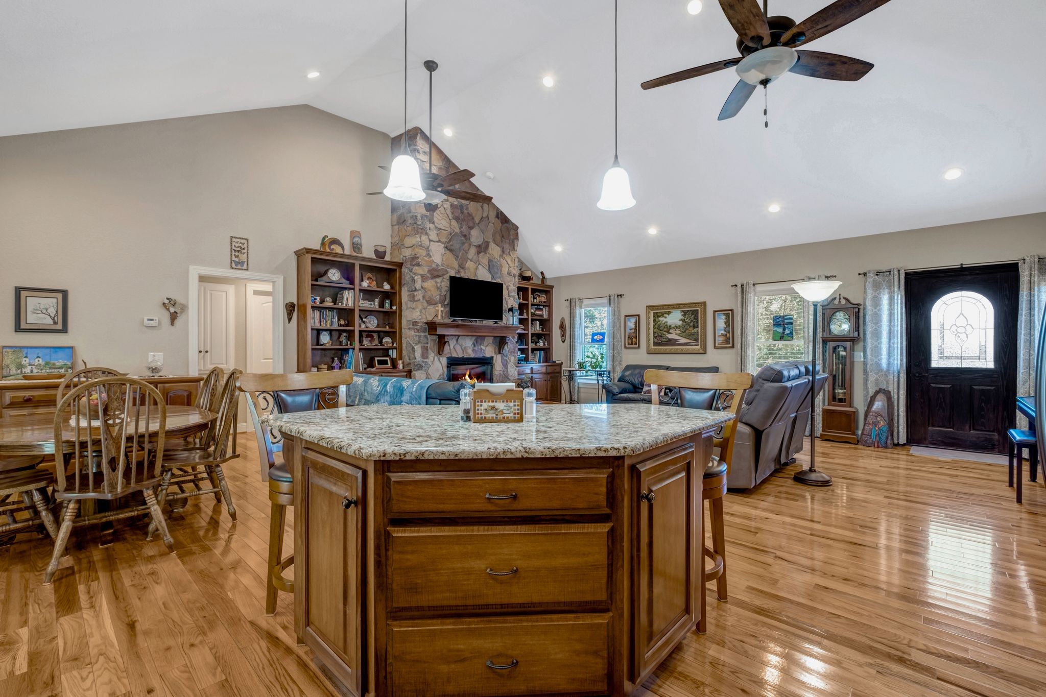 200 Hickory Ridge Lane Hartsville, TN 37074 - Photo 14 of 35 a view of a dining room with furniture and wooden floor