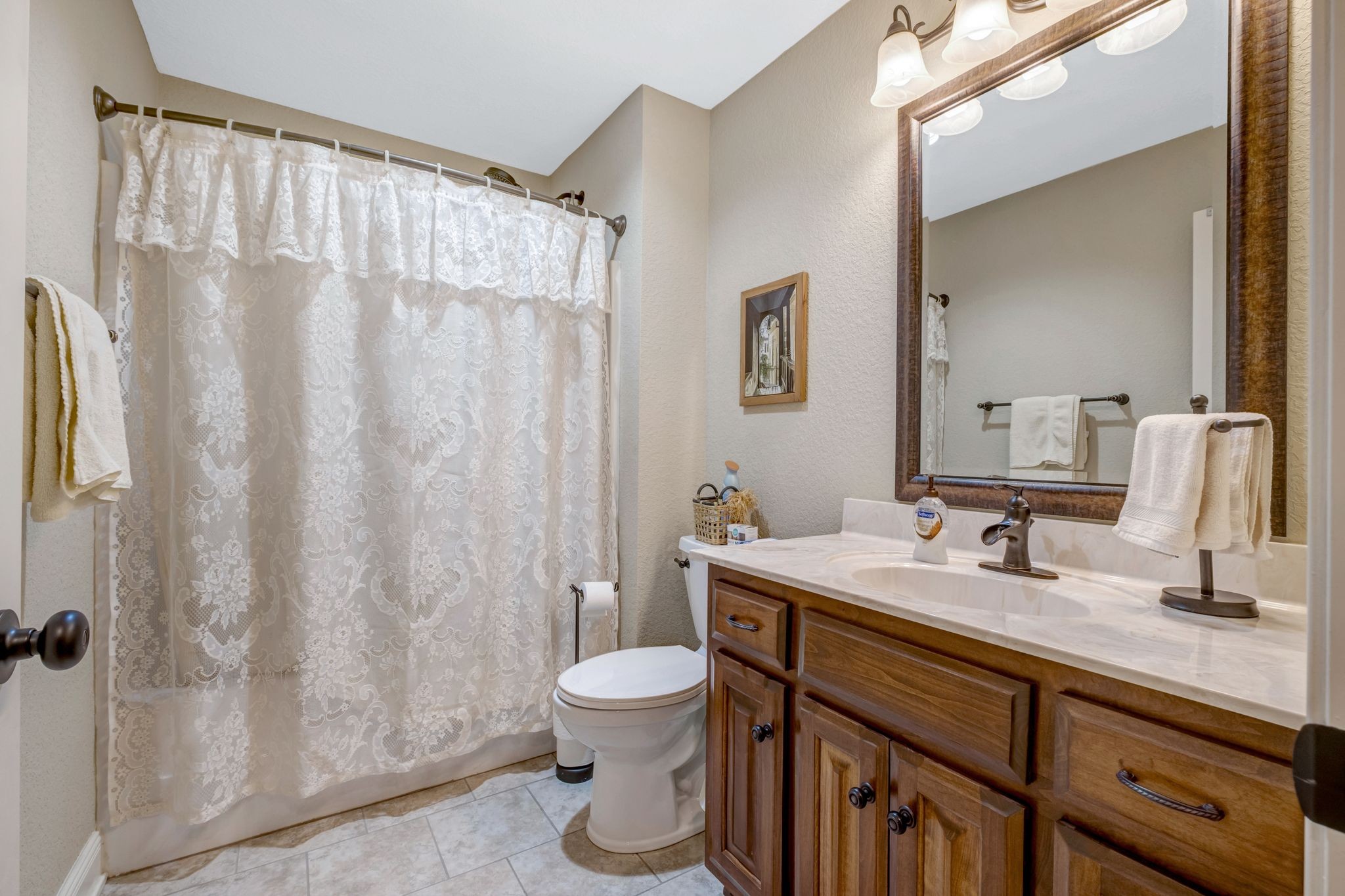 200 Hickory Ridge Lane Hartsville, TN 37074 - Photo 26 of 35 a bathroom with a sink a toilet and shower