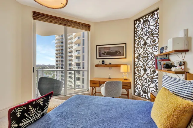 a room with a table and chair