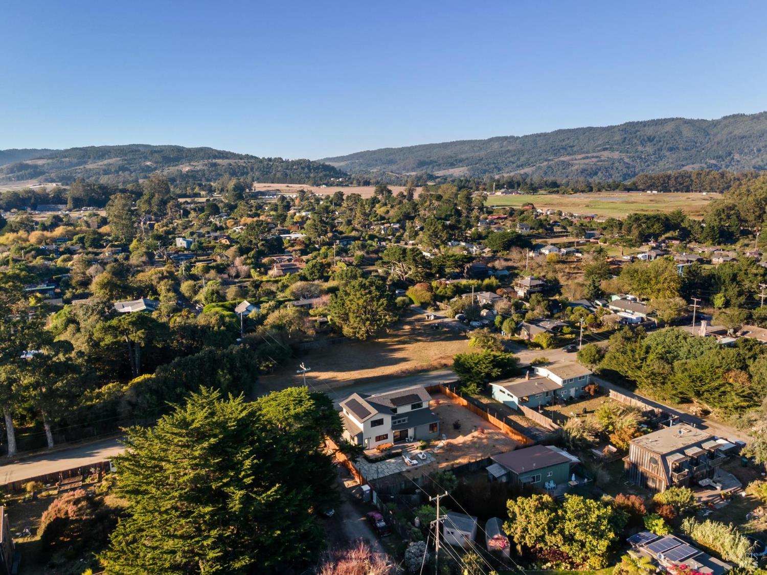 185 Elm Road Bolinas, CA 94924 - Photo 28 of 43 an aerial view of residential building and outdoor space