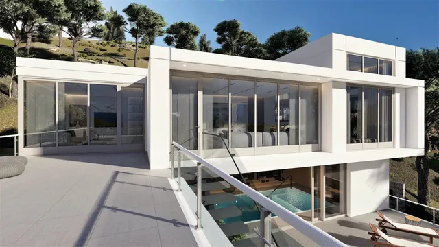 a view of a porch with seating space