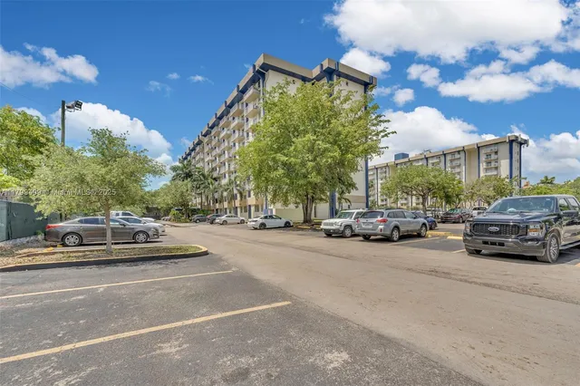 a car parked on the side of a street