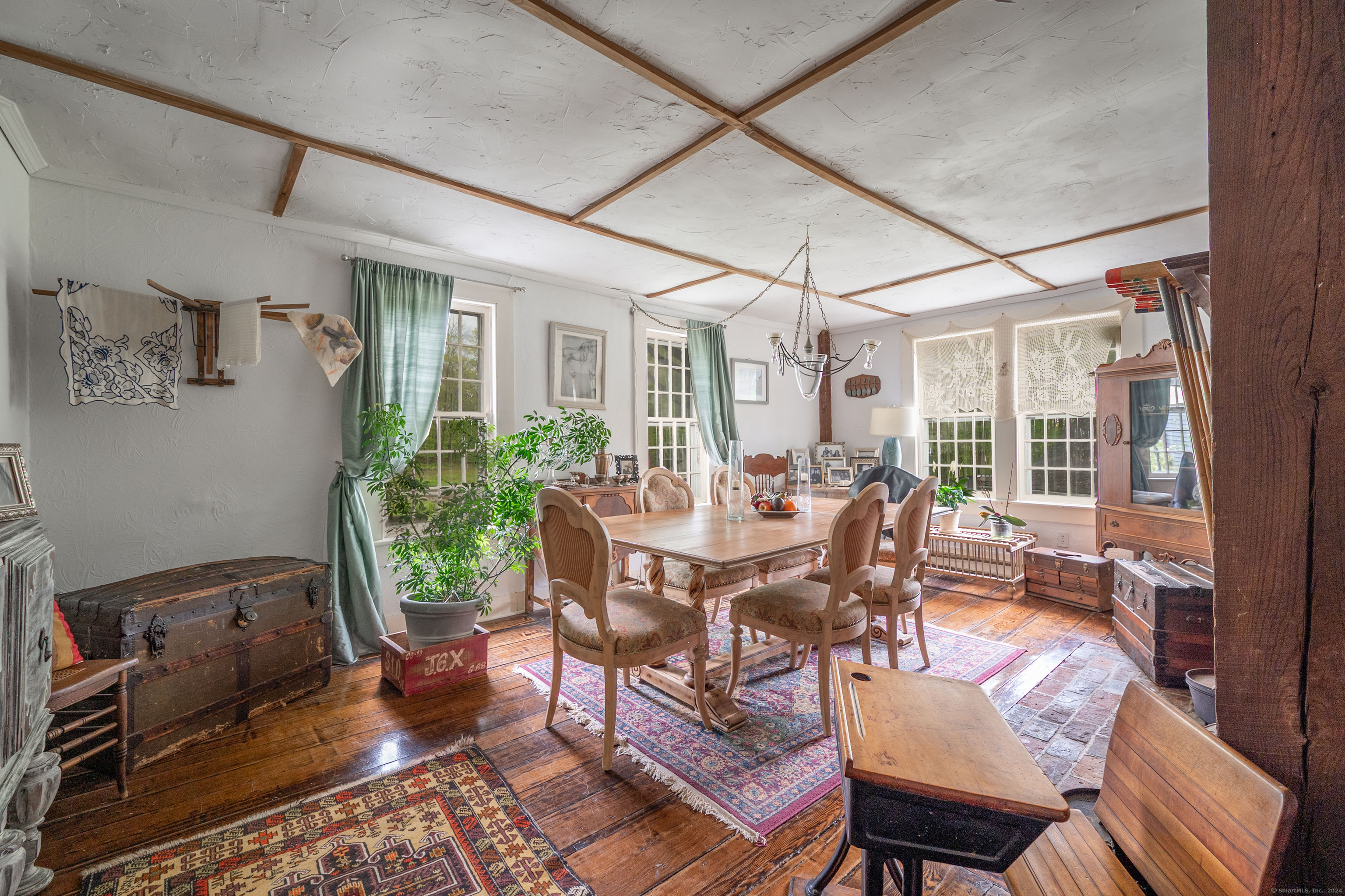 469 Platt Hill Road Winchester, CT 06098 - Photo 22 of 40 a view of a dining room with furniture window and outside view