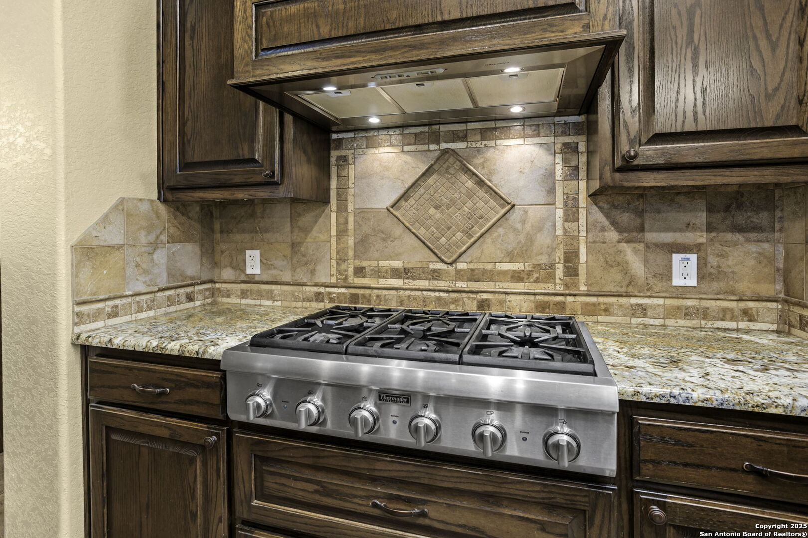 133 Copper Ridge Drive La Vernia, TX 78121 - Photo 14 of 35 a stove top oven sitting inside of a kitchen