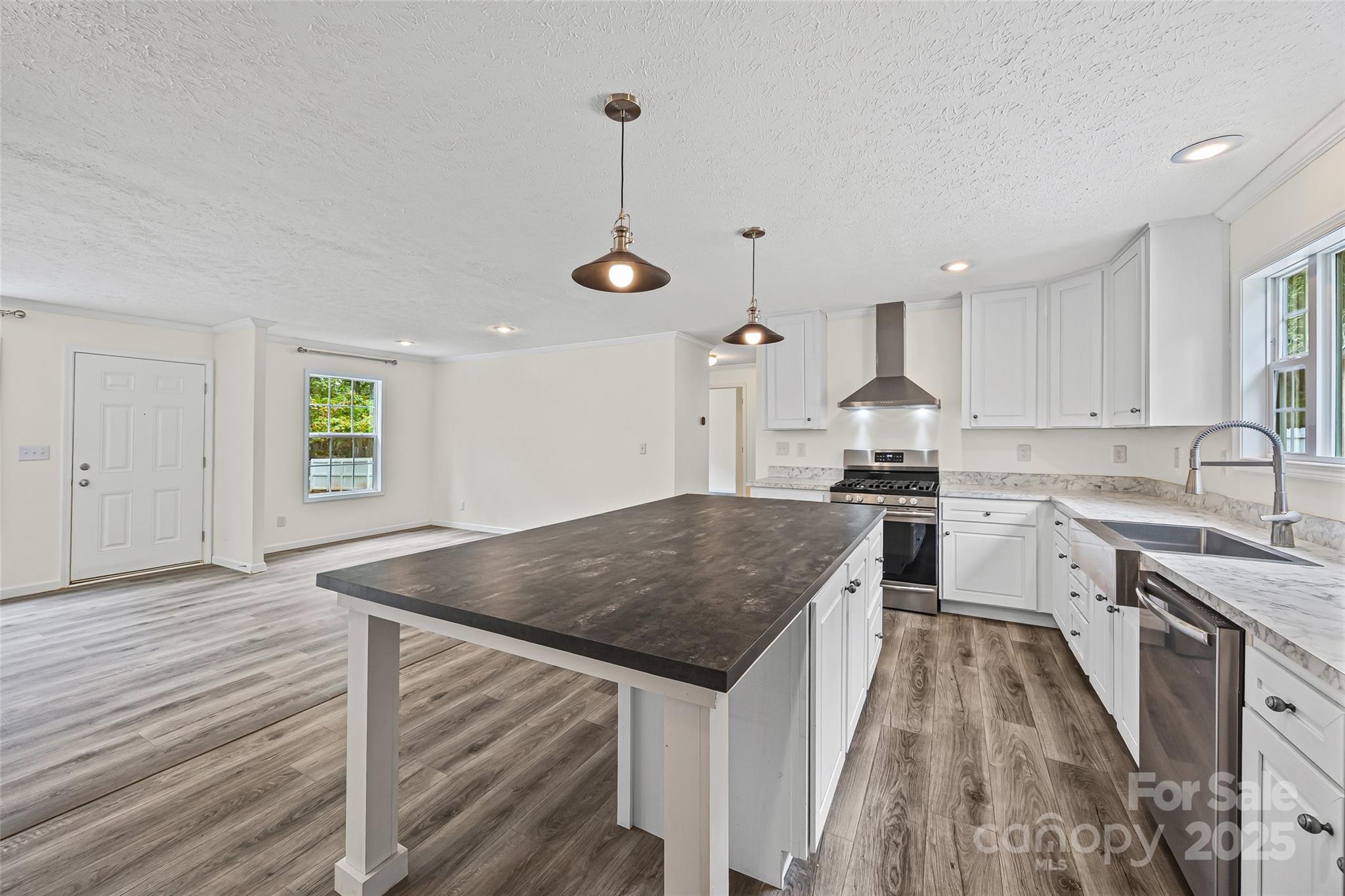 2025 Kisatchie Drive Hickory Grove, SC 29717 - Photo 11 of 33 a kitchen with a stove a sink and a refrigerator