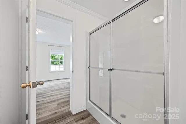 a view of a closet area