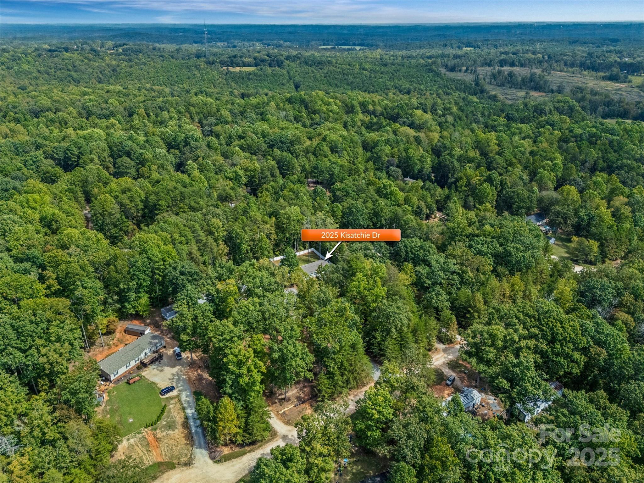 2025 Kisatchie Drive Hickory Grove, SC 29717 - Photo 32 of 33 an aerial view of a house with a yard