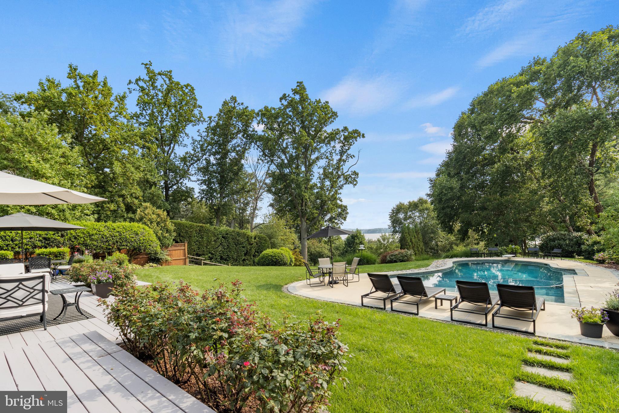 210 Old County Road Severna Park, MD 21146 - Photo 2 of 49 In ground pool with Severn River views