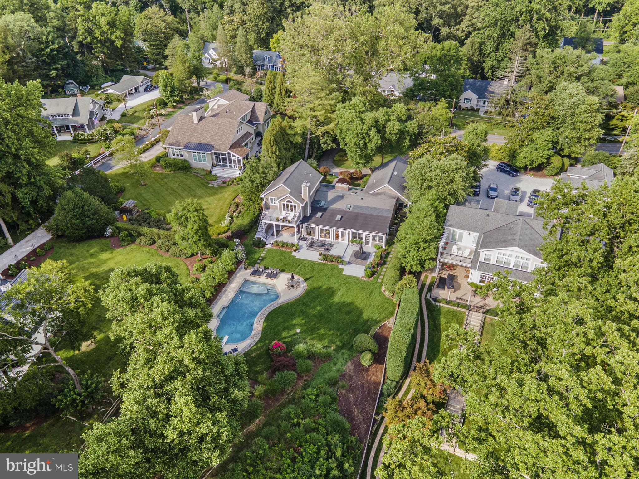 210 Old County Road Severna Park, MD 21146 - Photo 41 of 49 Aerial view of spectacular lot