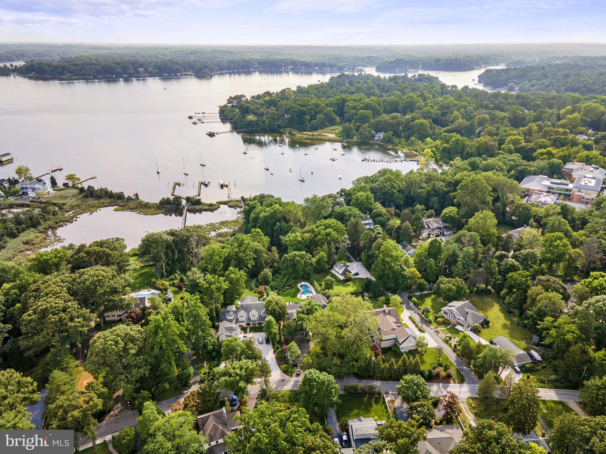 210 Old County Road Severna Park, MD 21146 - Photo 45 of 49 Aerial view of Sullivan's Cove