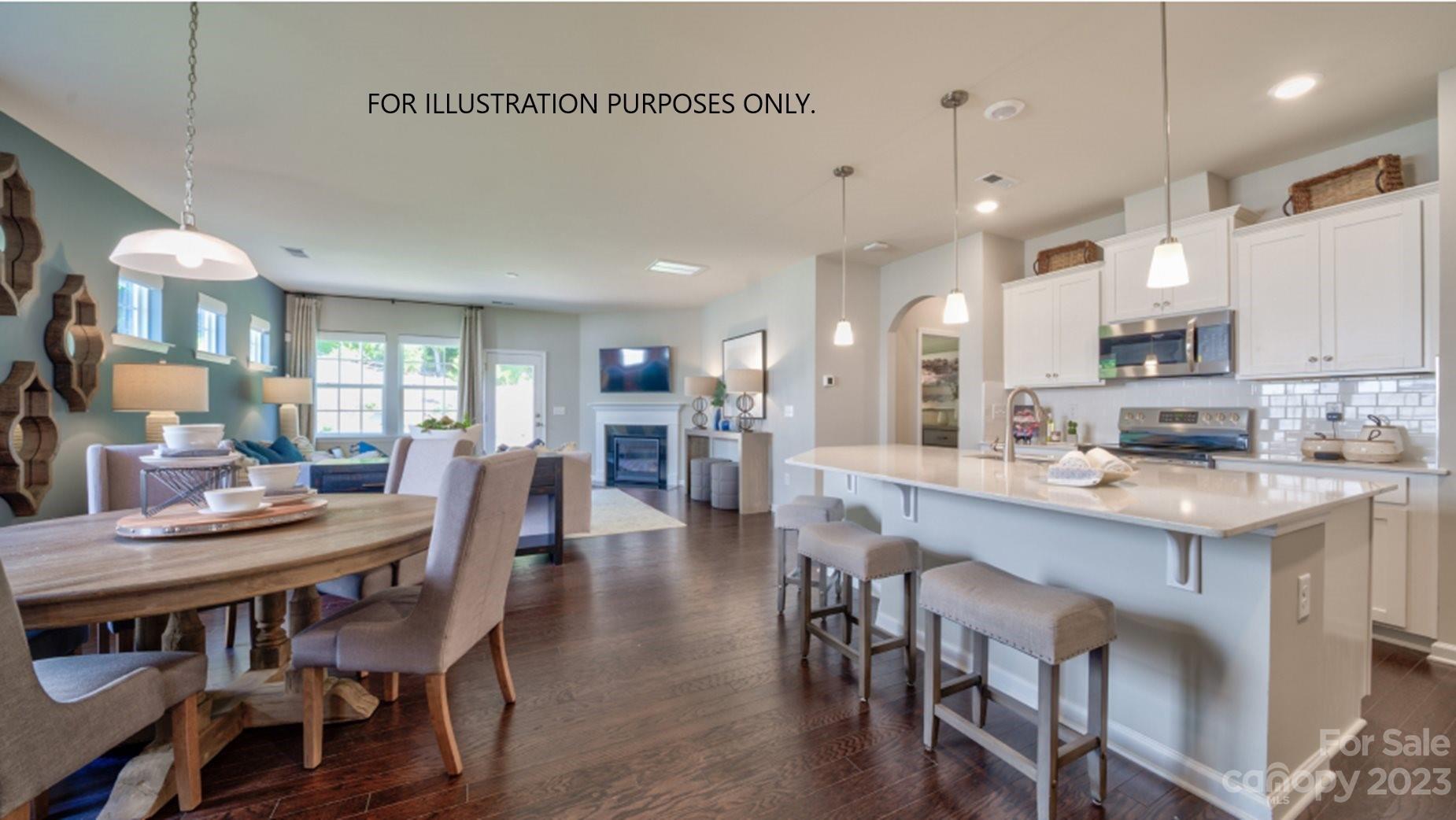 5673 Soft Shell Drive, Unit 372 Lancaster, SC 29720 - Photo 4 of 14 a large kitchen with a table and chairs in it