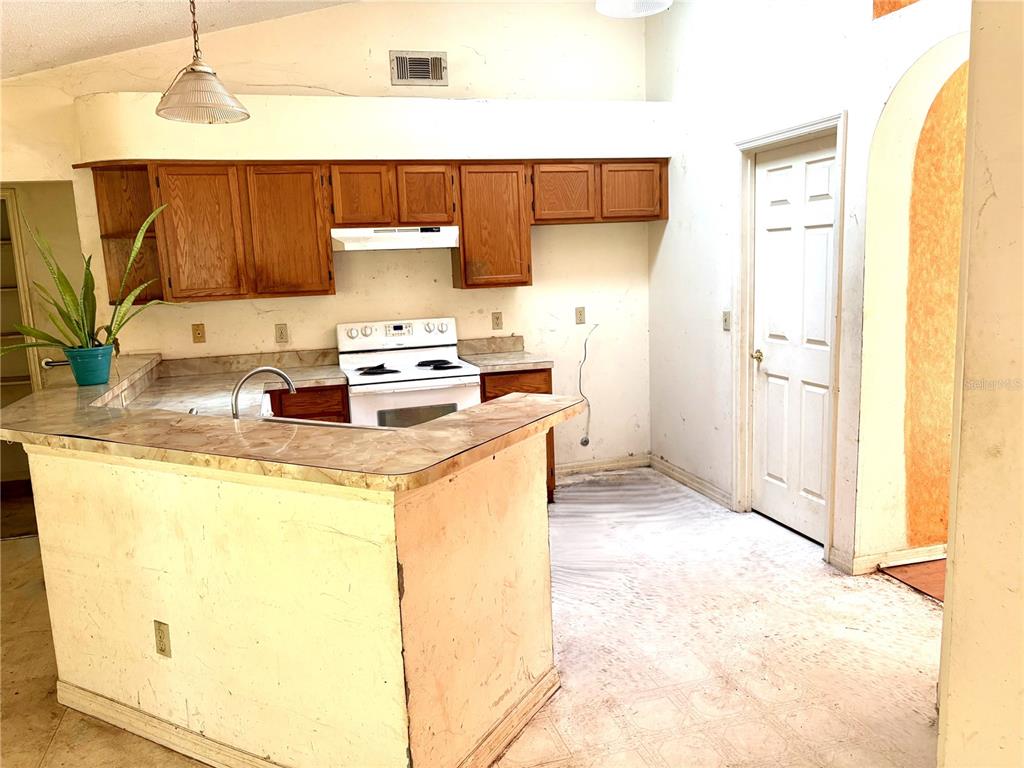 795 Scooter Point Geneva, FL 32732 - Photo 6 of 12 a kitchen with a sink a stove and a refrigerator