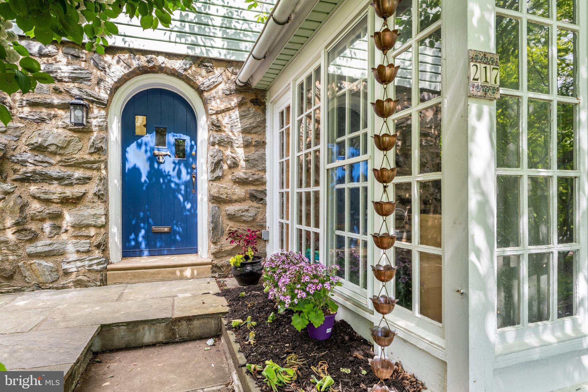 217 Rockglen Road Wynnewood, PA 19096 - Photo 2 of 17 Exterior Front Door Sun Room
