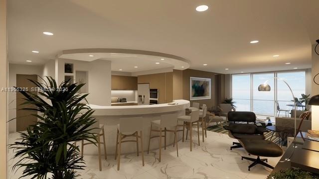 6039 Collins Avenue, Unit 1517 Miami Beach, FL 33140 - Photo 43 of 54 a view of a dining room with furniture