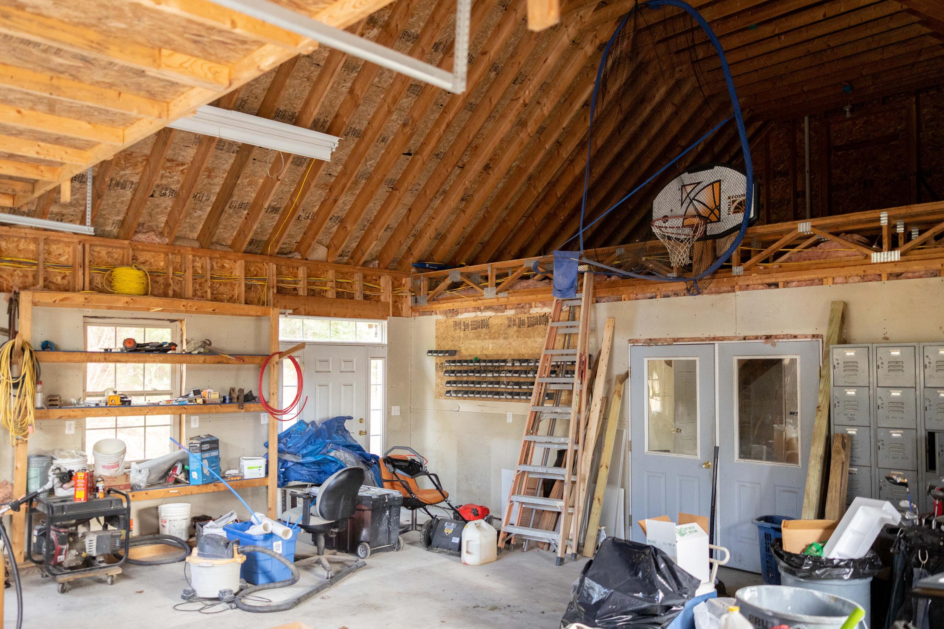 177 10 Road Bradley, ME 04411 - Photo 36 of 46 Detached garage interior