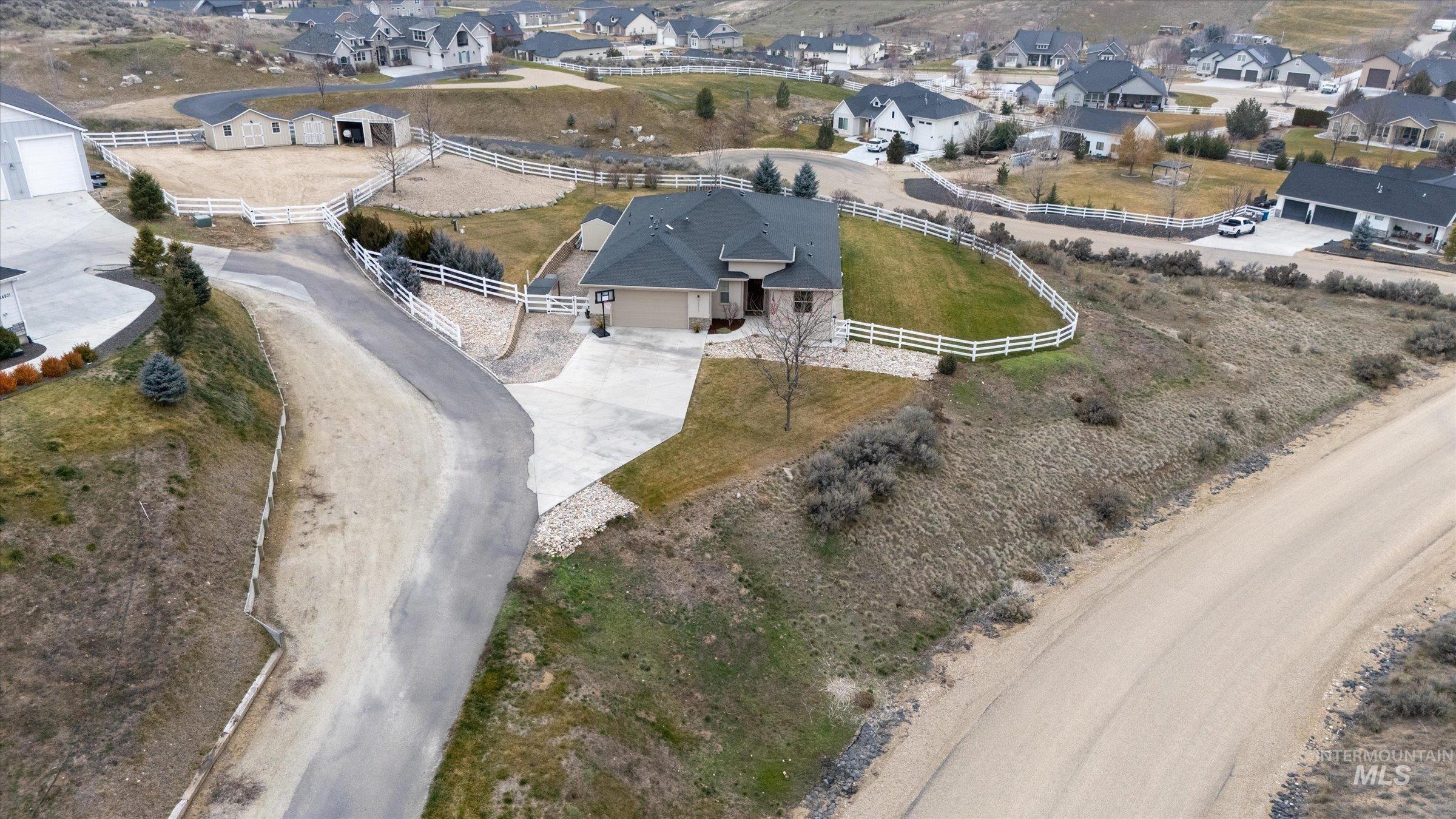 24813 Valley Run Place Star, ID 83669 - Photo 46 of 50 Aerial overview of property's location with nearby suburban area
