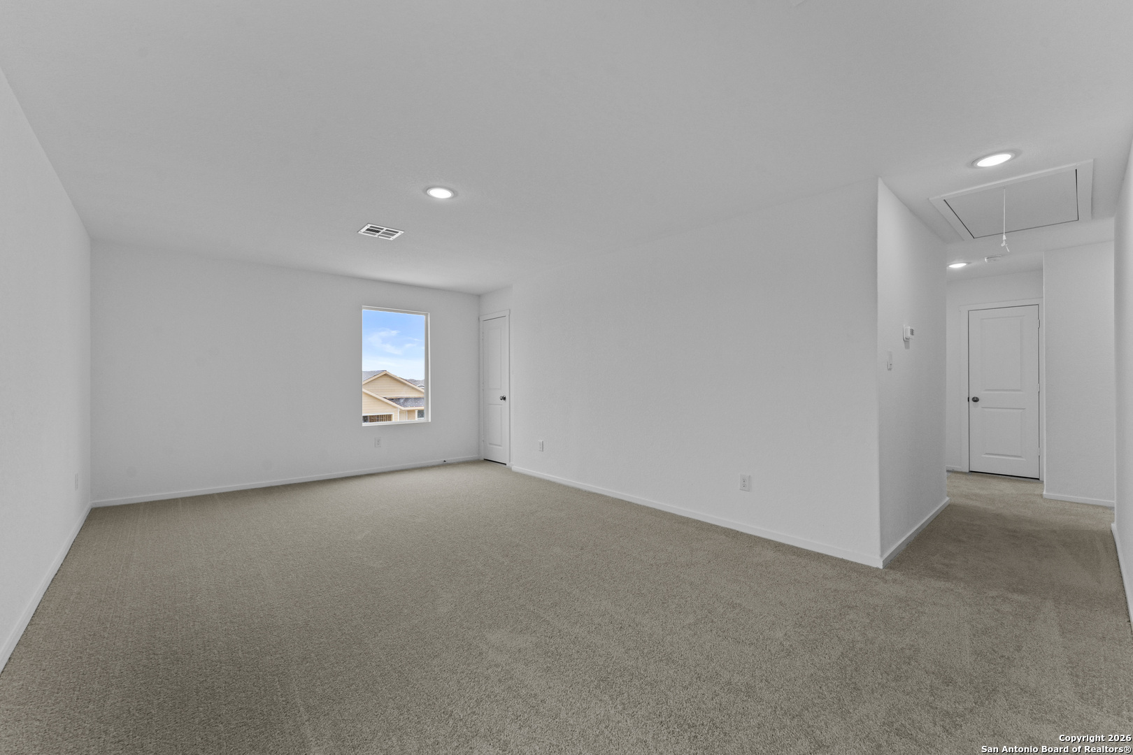 1834 Stonechat New Braunfels, TX 78130 - Photo 17 of 29 a view of an empty room with a window