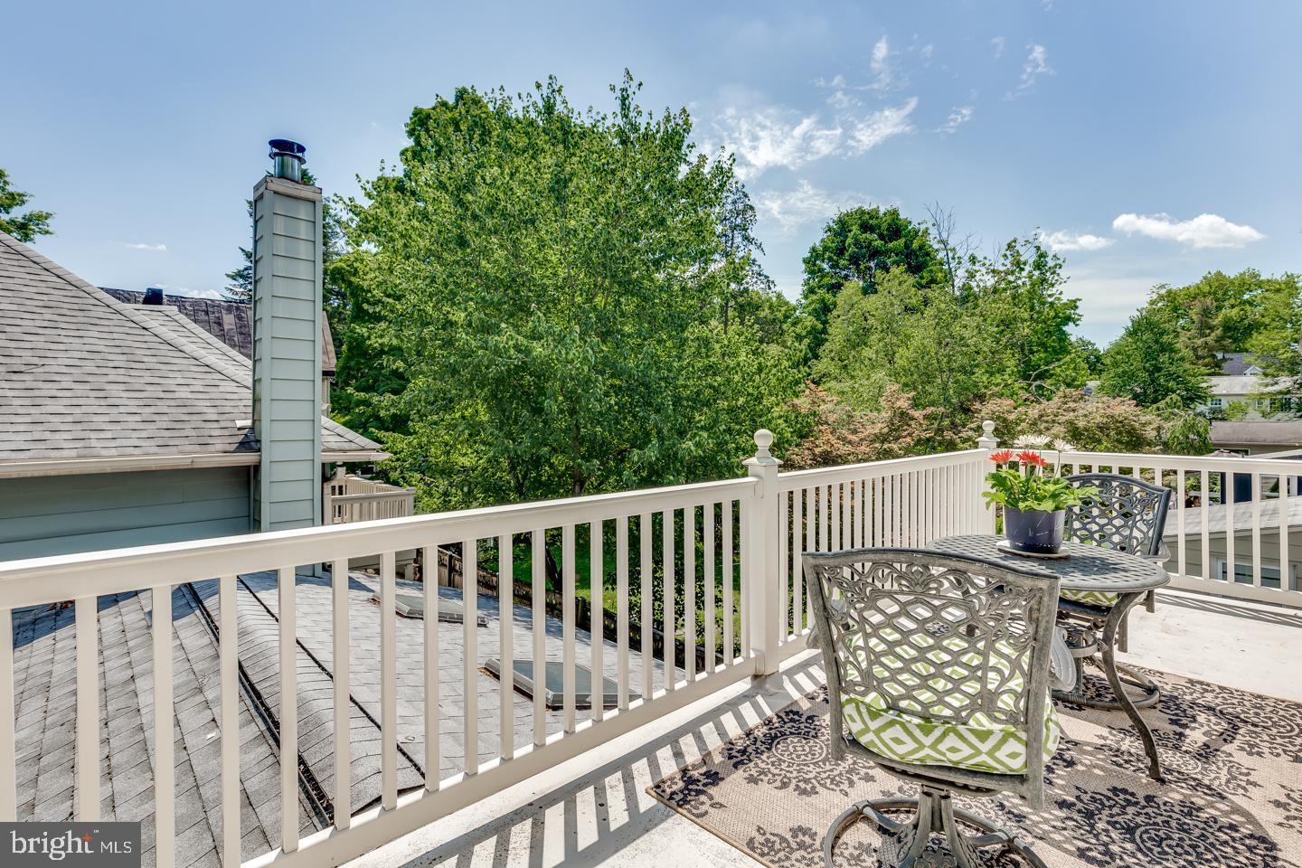 101 Warwick Road Haddonfield, NJ 08033 - Photo 34 of 55 Balcony off bedroom 3