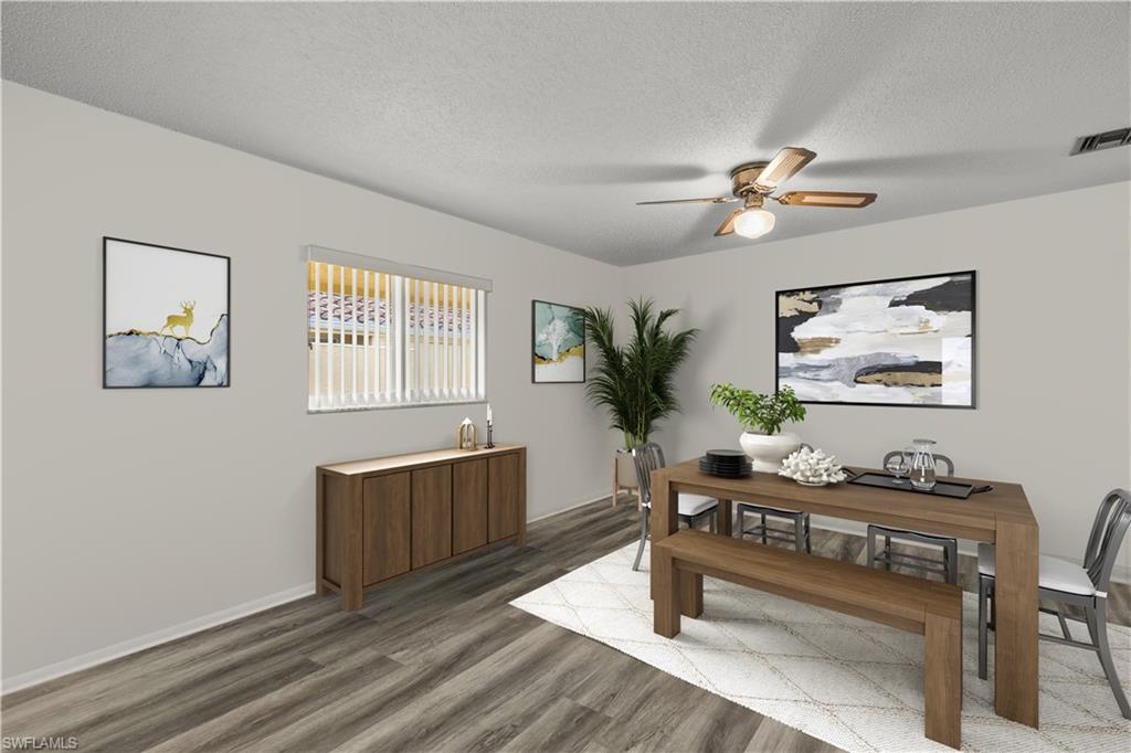 116 Harrison Road, Unit N3 Naples, FL 34112 - Photo 12 of 24 Virtually staged dining area