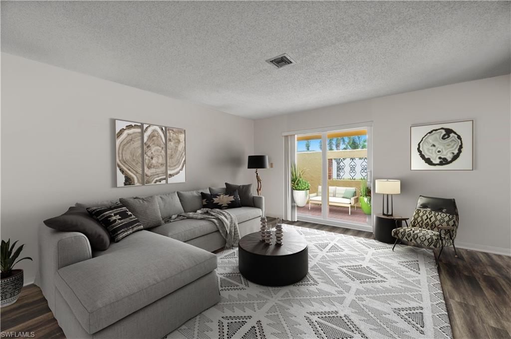 116 Harrison Road, Unit N3 Naples, FL 34112 - Photo 9 of 24 Virtually staged living room. The sky is the limit with this space.