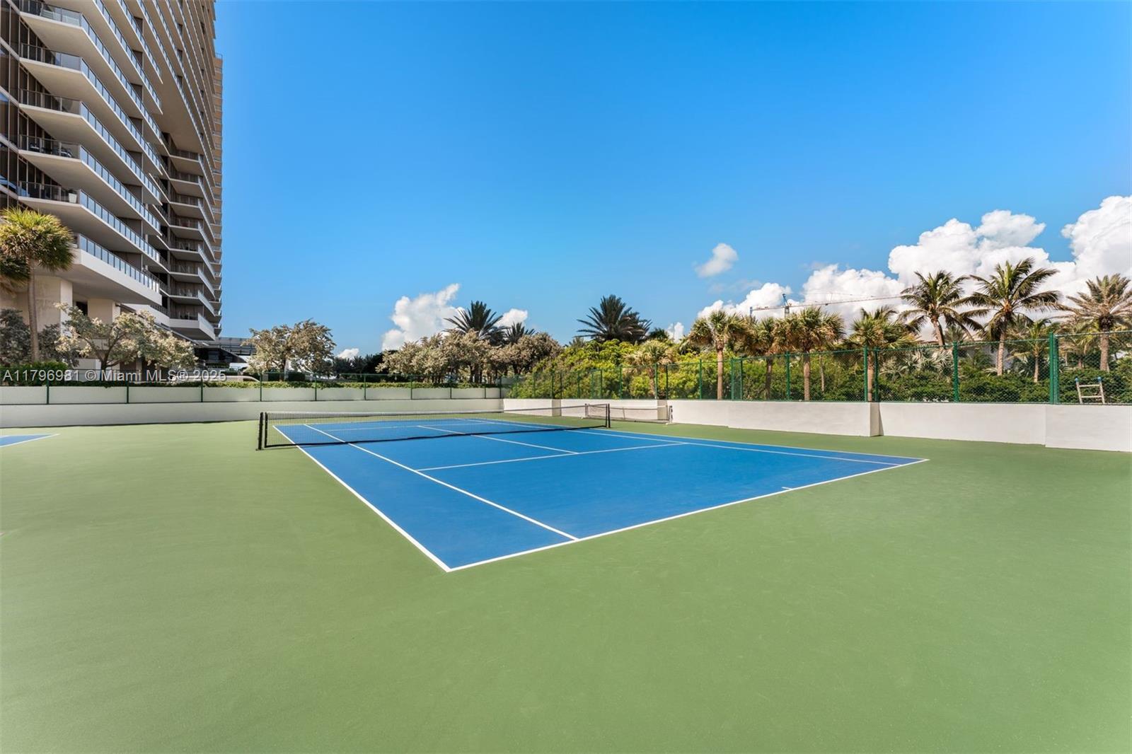 9801 Collins Avenue, Unit 17P Bal Harbour, FL 33154 - Photo 31 of 31 a view of a tennis court