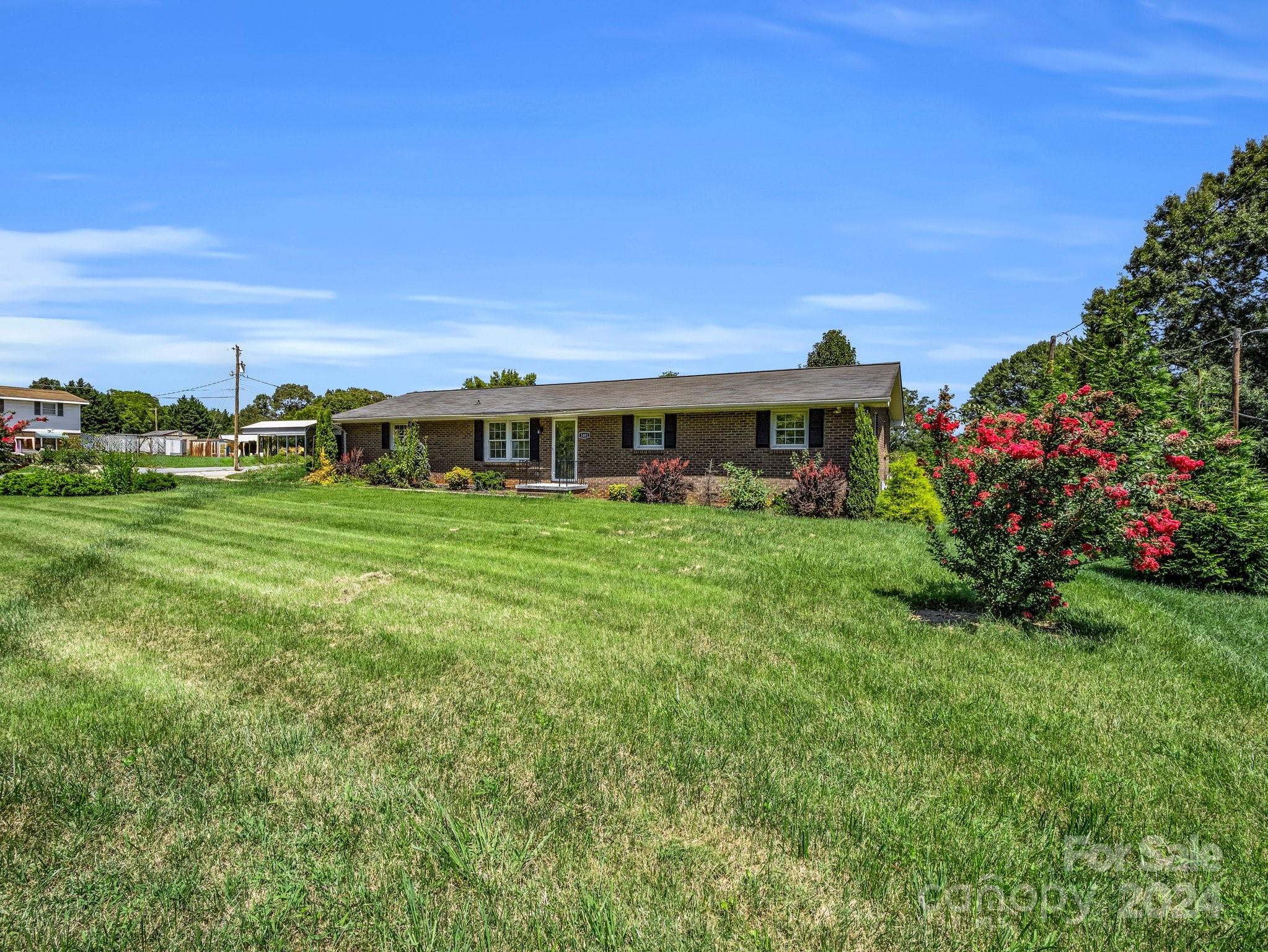 3401 Spencer Road Conover, NC 28613 - Photo 32 of 34 a view of a house with a big yard