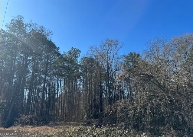a view of a wooden fence