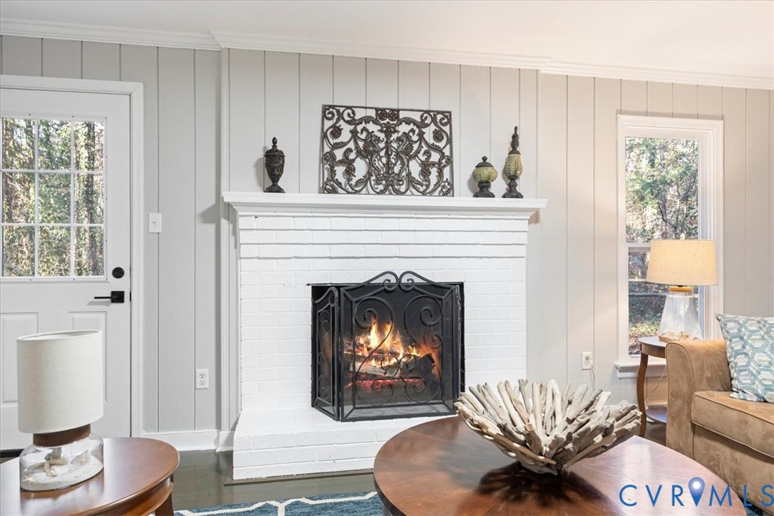 13700 Quail Meadows Lane Midlothian, VA 23112 - Photo 12 of 30 a living room with furniture and a fireplace