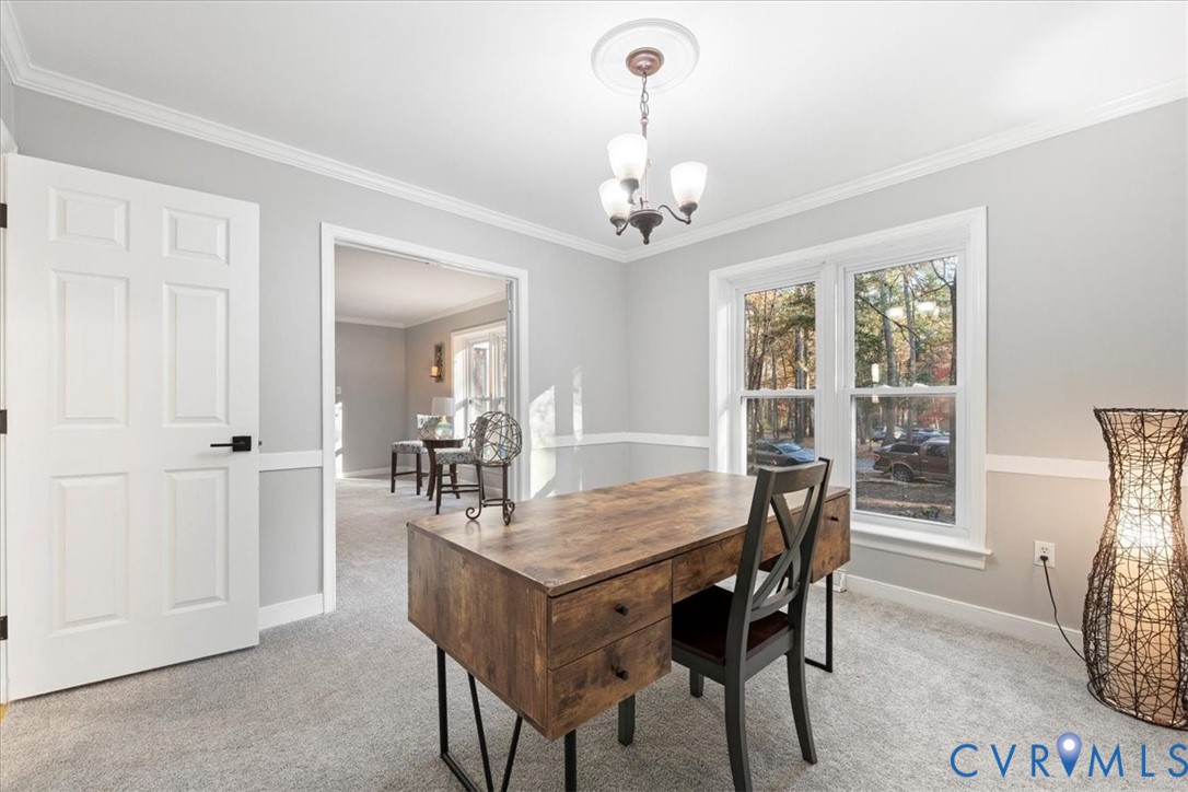 13700 Quail Meadows Lane Midlothian, VA 23112 - Photo 10 of 30 a view of a dining room with furniture and window