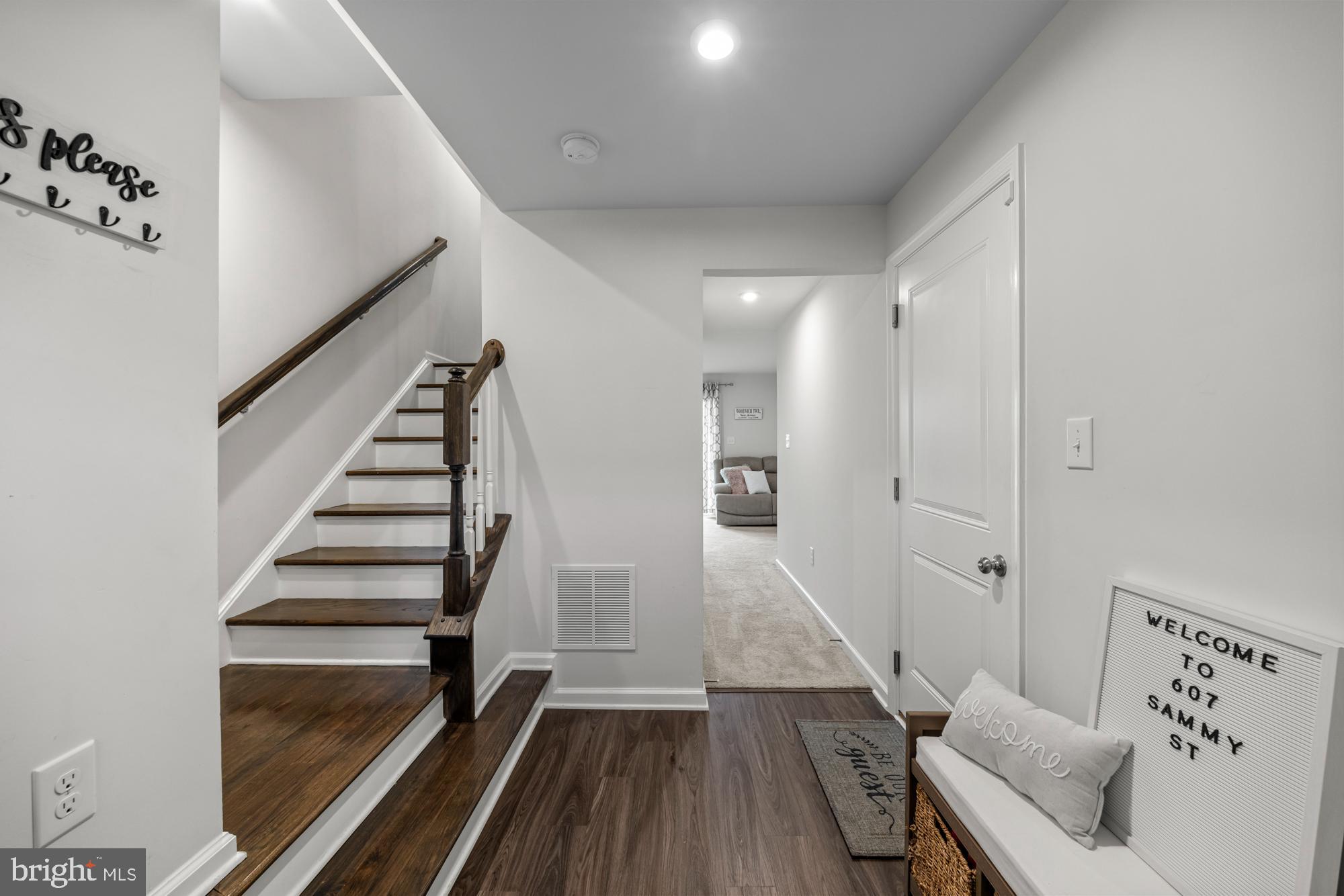 607 Sammy Street Swedesboro, NJ 08085 - Photo 2 of 37 a view of entryway with wooden floor