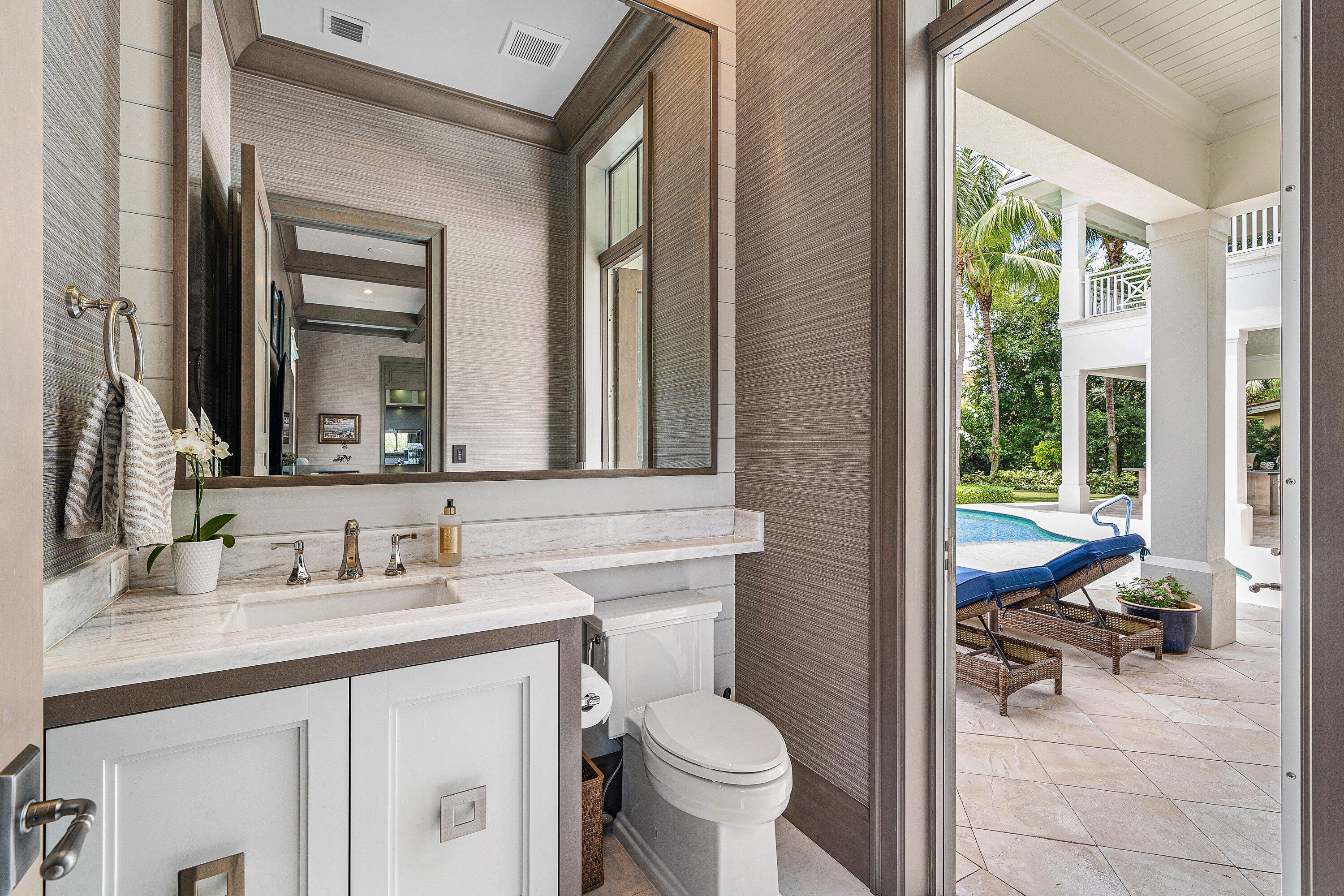 2249 East Maya Palm Drive Boca Raton, FL 33432 - Photo 29 of 50 HALF BATH/CABANA