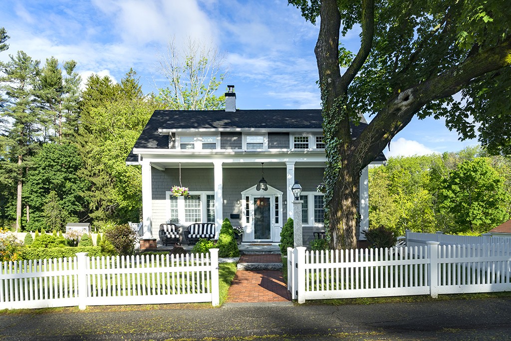 5 Hidden Road Andover, MA 01810 - Photo 1 of 30 a front view of a house with a garden