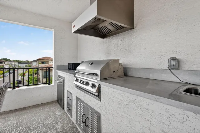 a view of city with tall buildings