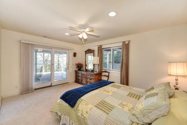 a view of a livingroom with furniture and a living room