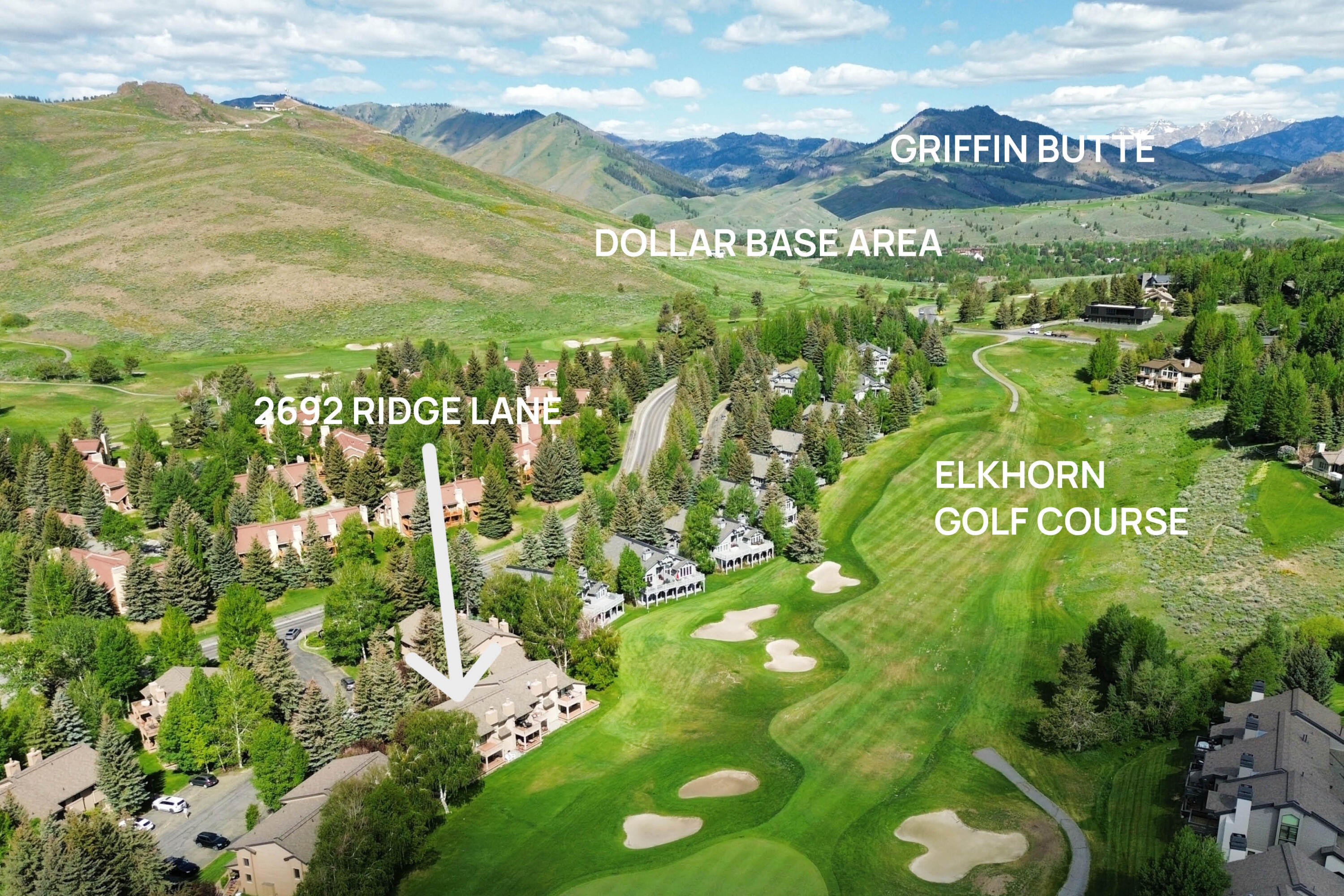 2692 Ridge Lane Sun Valley, ID 83353 - Photo 26 of 27 Ridge Aerials w Dollar and Golf Course
