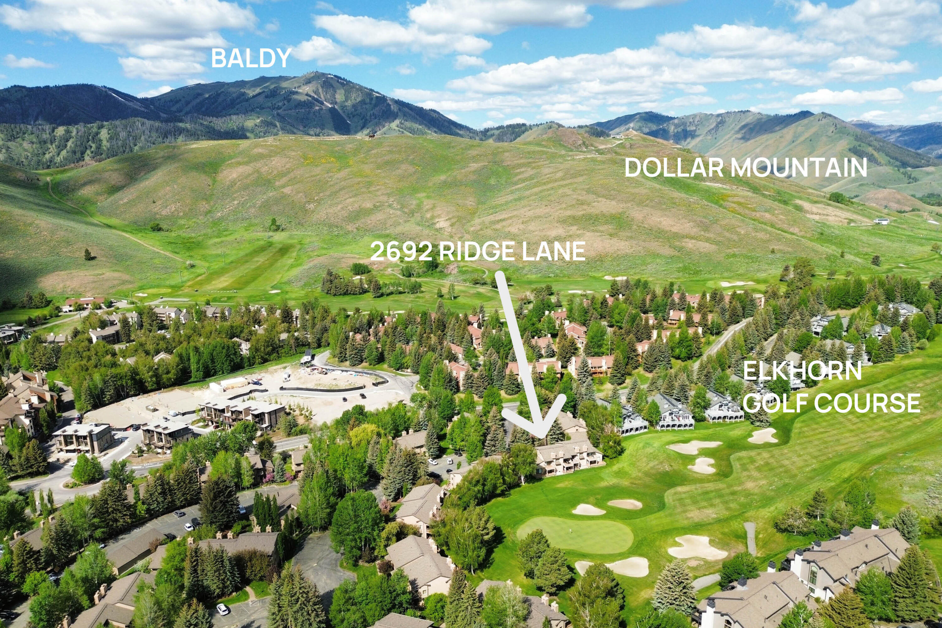 2692 Ridge Lane Sun Valley, ID 83353 - Photo 27 of 27 Ridge Aerial w Baldy and Dollar