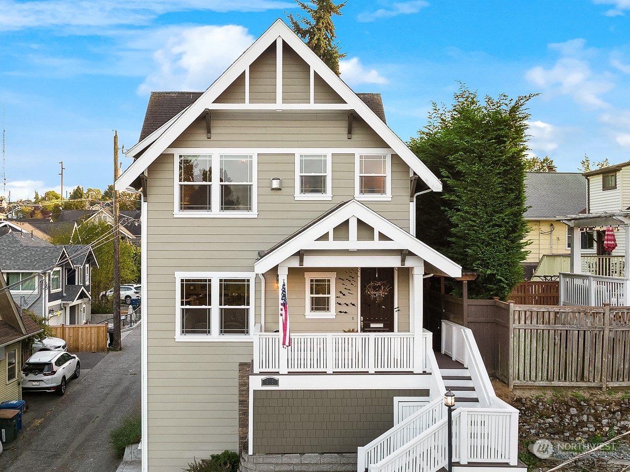 315 West Smith Street Seattle, WA 98119 - Photo 1 of 1 a front view of a house with a yard