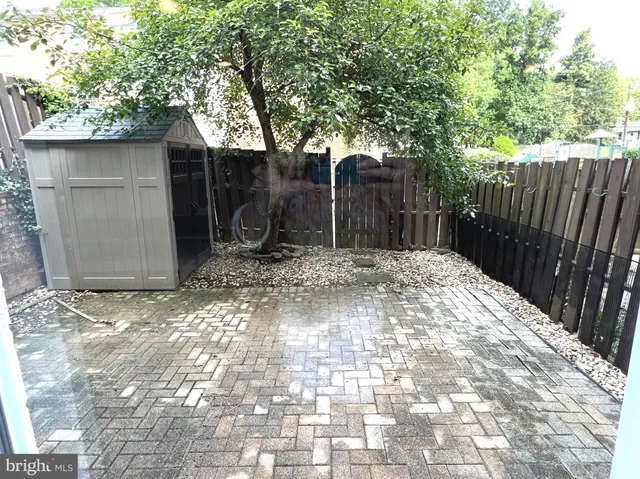 a backyard of a house