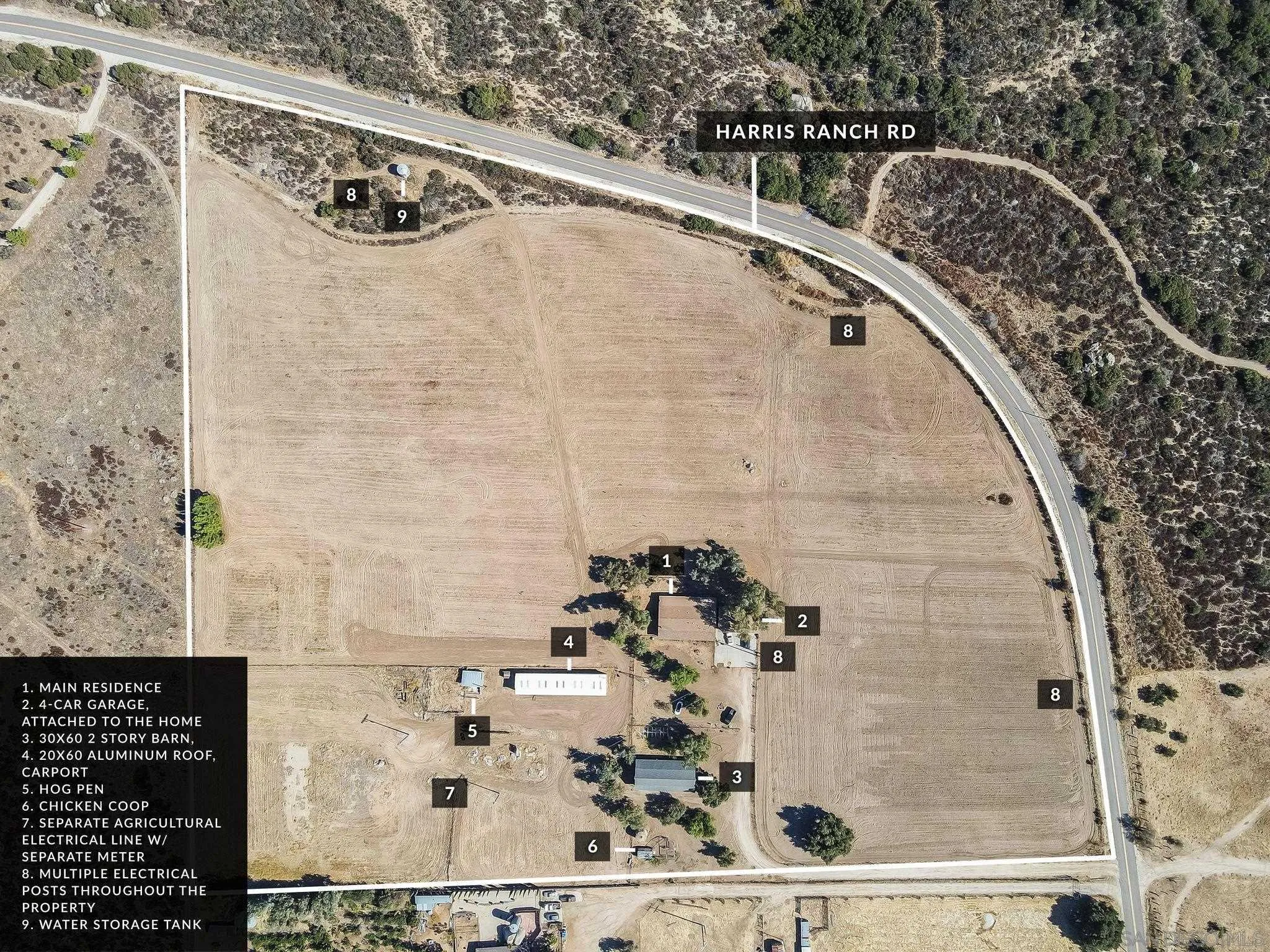 1070 Harris Ranch Road Potrero, CA 91963 - Photo 4 of 58 a bathroom with a bathtub and shower
