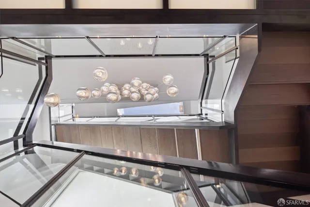 a close view of kitchen sink